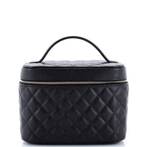 Chanel Medium Classic Vanity Case Quilted Caviar